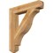 Ekena Millwork Funston Craftsman Rough Sawn Bracket, Western Red Cedar, 6"W x 36"D x 40"H BKT06X36X40FST04RWR - alternate 1